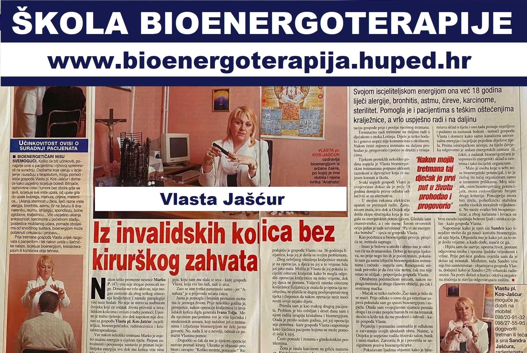 ŠKOLA BIOENERGOTERAPIJE